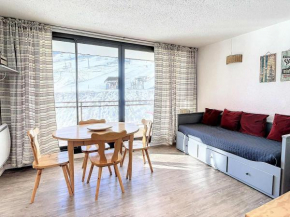 Studio lumineux avec balcon, centre station, ski aux pieds, face télésiège Sybelles Express - FR-1-267-260
